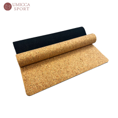 Cork wood yoga mat