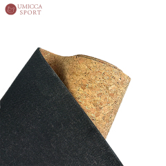 Cork wood yoga mat
