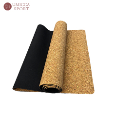 Cork wood yoga mat