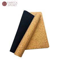 Cork wood yoga mat