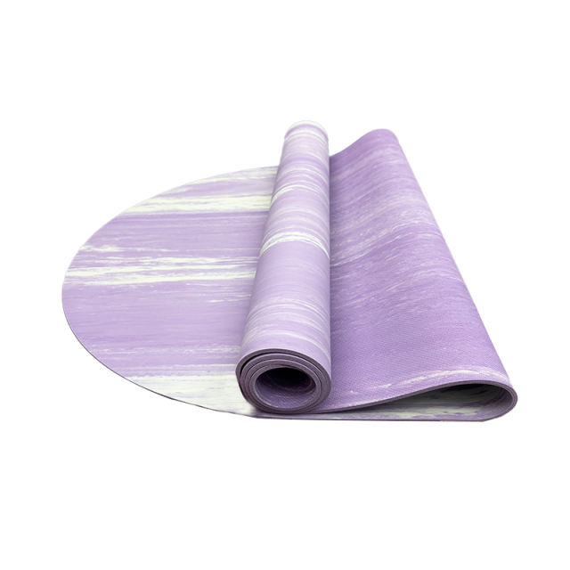 Customized PU sustainable natural rubber yoga mat with UV printing