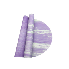 Customized PU sustainable natural rubber yoga mat with UV printing