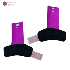 Hand Grips Suede Microfiber Leather chalk grip for palm protection