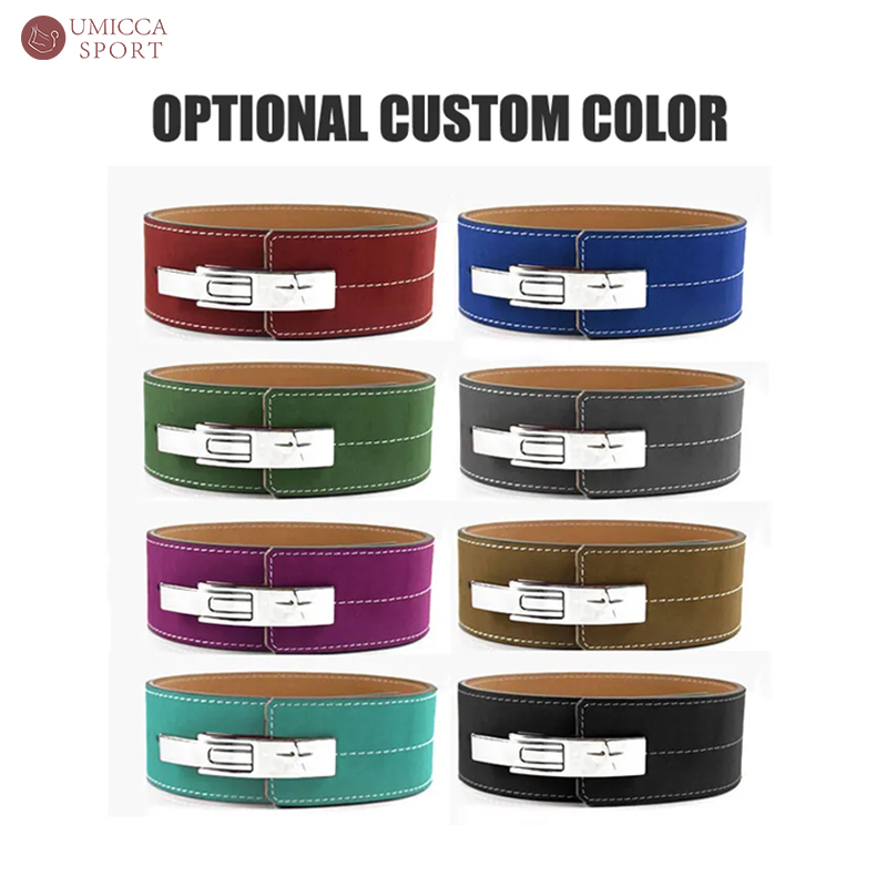 10mm Suede Leather Lever Weight Lifting Belt