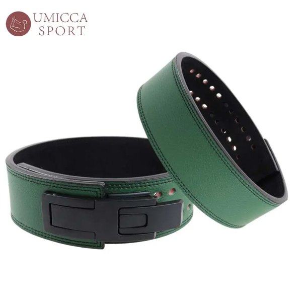 Unisex Cow Hide Leather Weightlifting Belt