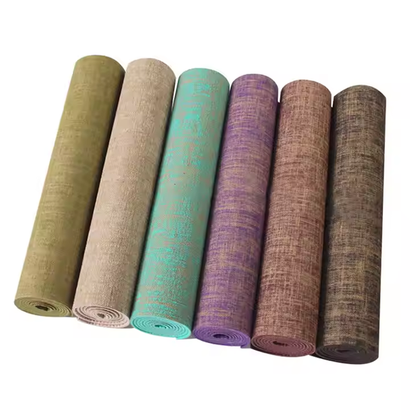 Linen Hemp Yoga Mat Full Color