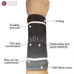 Custom Colorful Sports Wristbands Sweatbands