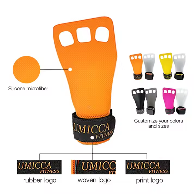 Non-slip Silicone 3 Holes Soft Exercise Hand Grip