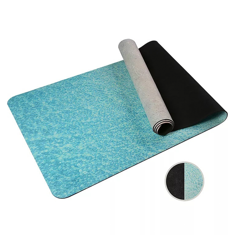 Suede + Natural Rubber Yoga Mat
