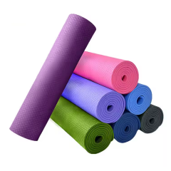 Custom Logo Exercise Anti Slip Eco Friendly Yoga Mat