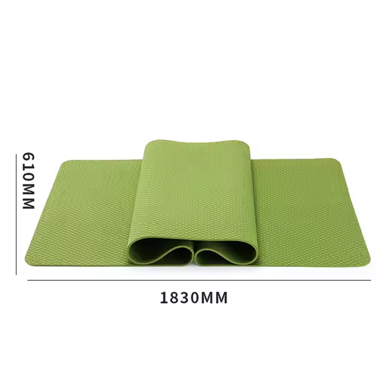 Custom Logo Exercise Anti Slip Eco Friendly Yoga Mat