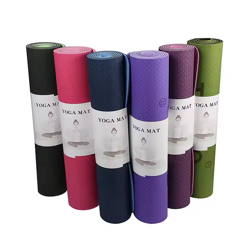 8mm Thick Double Layer TPE Yoga Mat