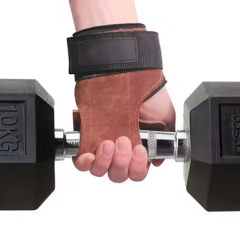 Pull up Leather Gymnastic Cross Training Pull up Hand Grips for Bars