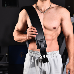 Lever Powerlifting Fitness Belt Microfiber Material