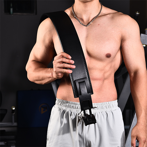 Lever Powerlifting Fitness Belt Microfiber Material