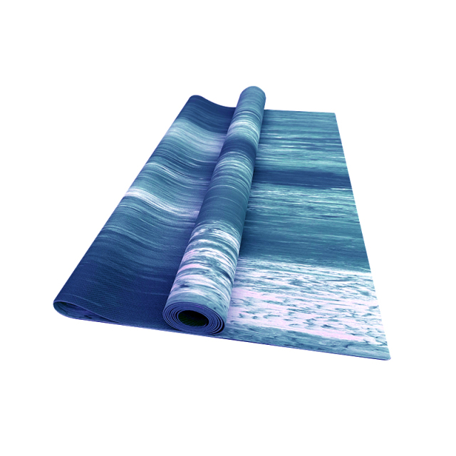 Custom Yoga Mat Print Natural Latex Rubber PU