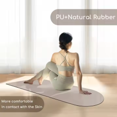 PU Natural Rubber Exercise Mat For Home Gym