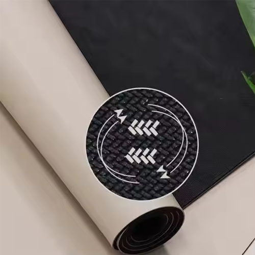 Oval Arch Round Rubber Pu Yoga Mat