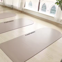 Oval Arch Round Rubber Pu Yoga Mat
