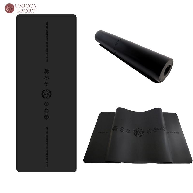 Custom Yoga Mats Non-Slip With Patented Alignment Line System