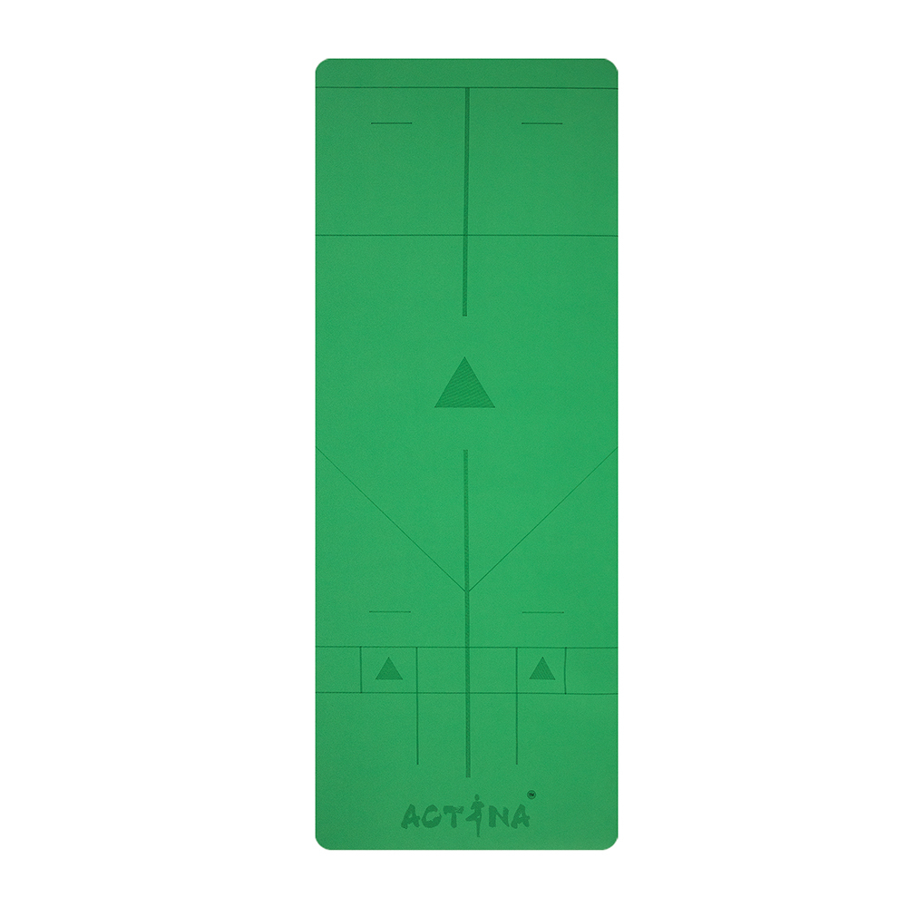 Black Logo Customizable alignment lines Yoga Mat
