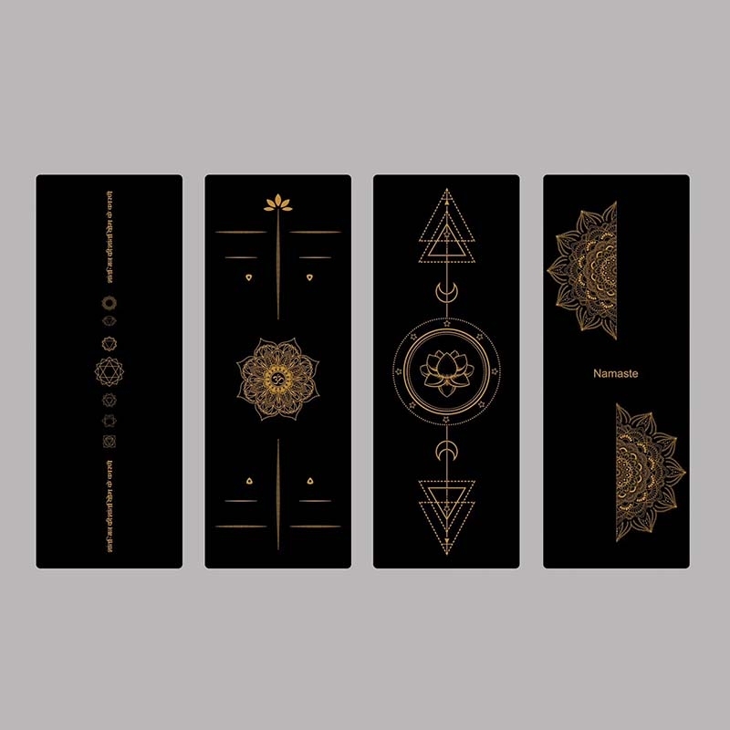 Custom Yoga Mats Non-Slip With Patented Alignment Line System