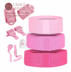 Custom Logo Training Exercise Fabric Resistance Band Set