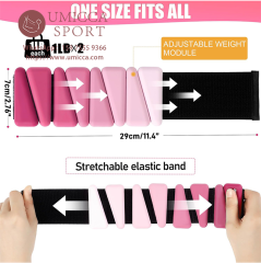 Custom Logo Fitness Pilates Adjustable Gradient Ankle Weights