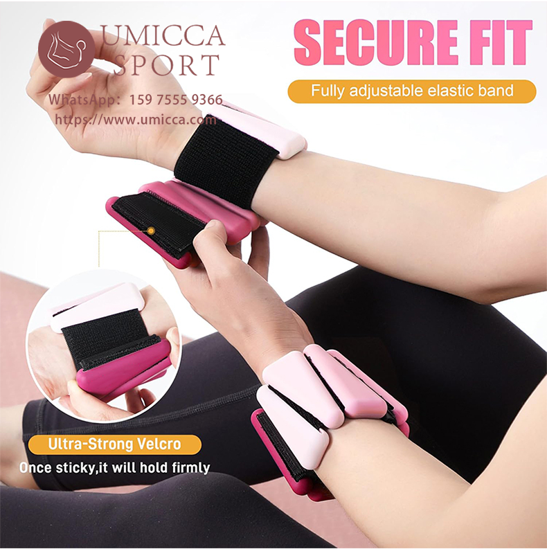 Custom Logo Fitness Pilates Adjustable Gradient Ankle Weights