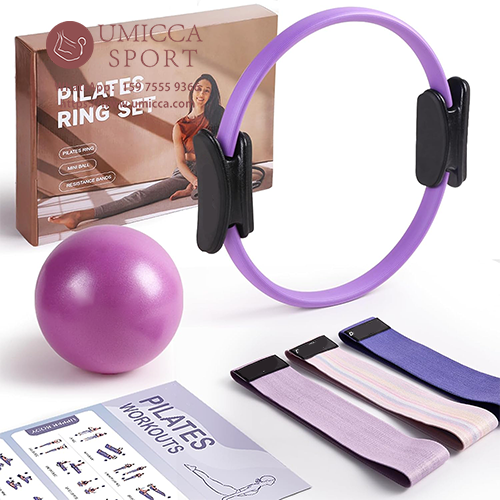 Custom Logo Yoga Starter Kit Yoga Ring Ball for Fitness Pilate Yoga Set