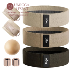 Custom Logo Pilates Ankle Weight Strap Exercise Resistance Band Set