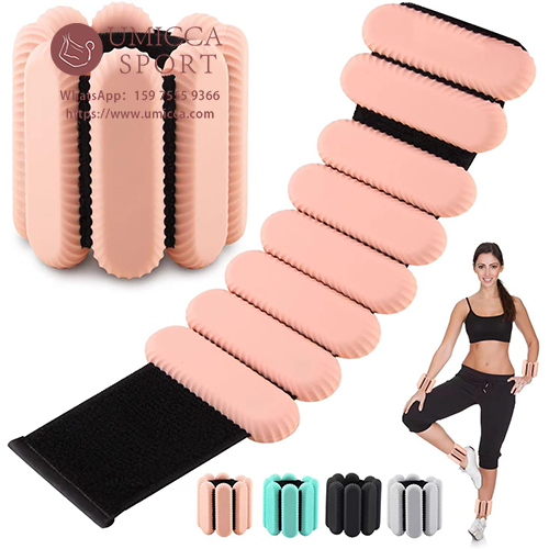Custom Logo Pilates Ankle Weight Strap Exercise Resistance Band Set