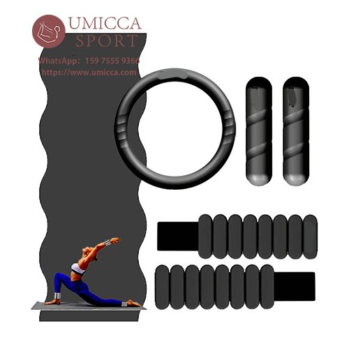 Yoga Pilates Accessories Kit Custom Logo Silicone Dumbbell