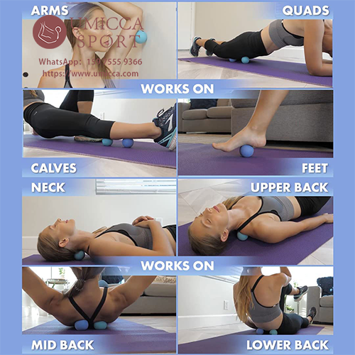 Silicone Lacrosse Massage Ball for Foot