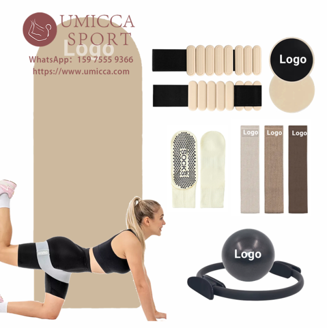 Custom Logo Black Pilates Accessories for Women