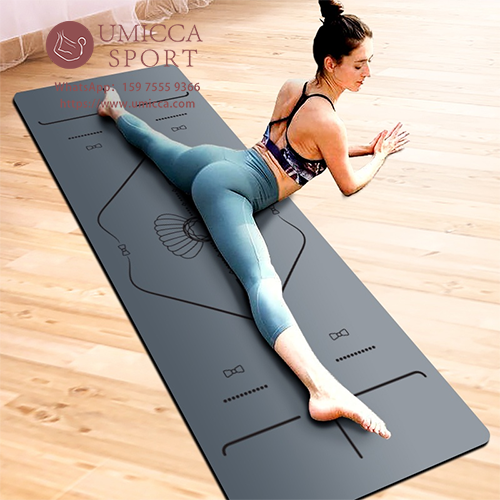 Rubber Yoga Fitness Home Mat with Custom Logo