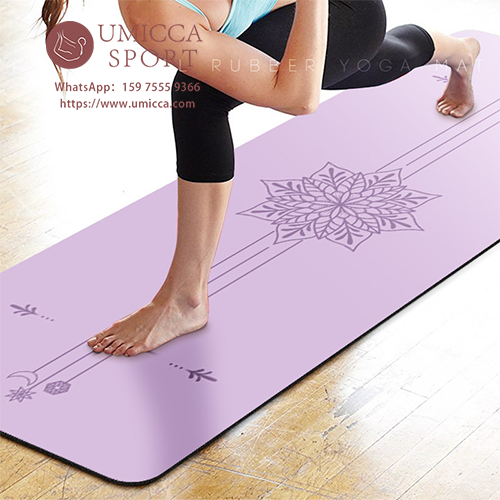 PU Natural Rubber Luxury Yoga Mat 6mm