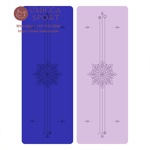 PU Natural Rubber Luxury Yoga Mat 6mm
