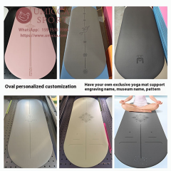 Professional 5mm Thick Non-Slip Elliptical Semicircle Fitness Mat