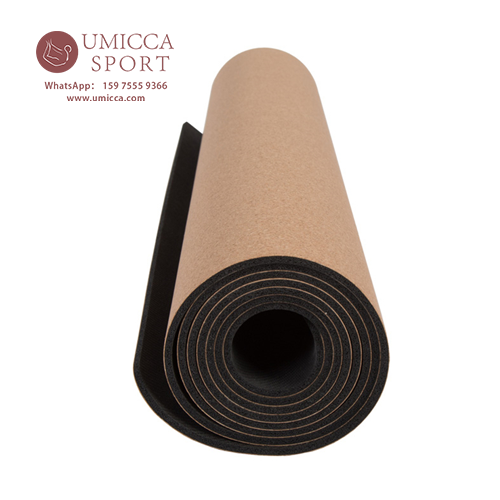 Recycle Natural Cork Rubber Yoga Mat