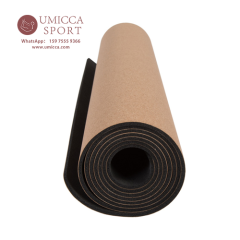 Recycle Natural Cork Rubber Yoga Mat