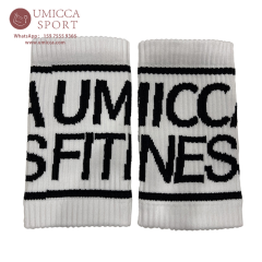 Custom color cotton sweat bands wrist sweatband workout sweat bands