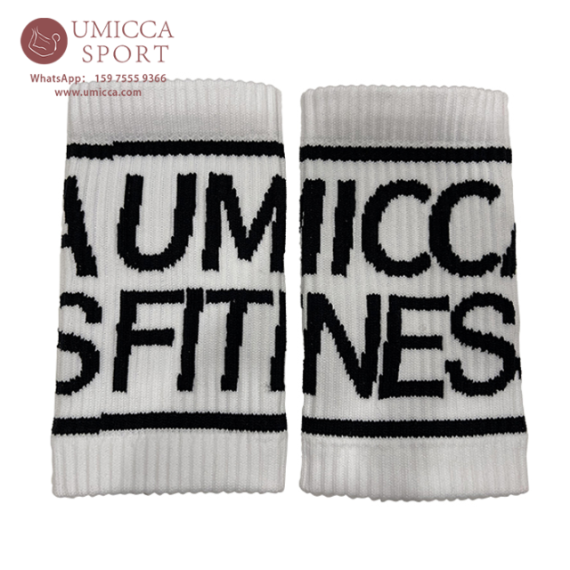 Custom color cotton sweat bands wrist sweatband workout sweat bands