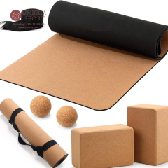 Super Non Slip Cork Yoga Mat High Quality