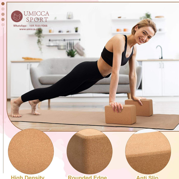 Super Non Slip Cork Yoga Mat High Quality