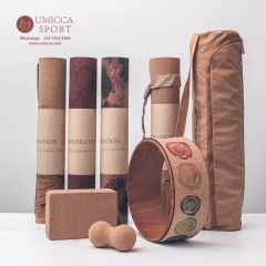 Super Non Slip Cork Yoga Mat High Quality