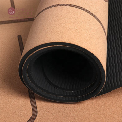 Wholesale Eco Friendly Non Slip Custom Rubber Cork Yoga Mat
