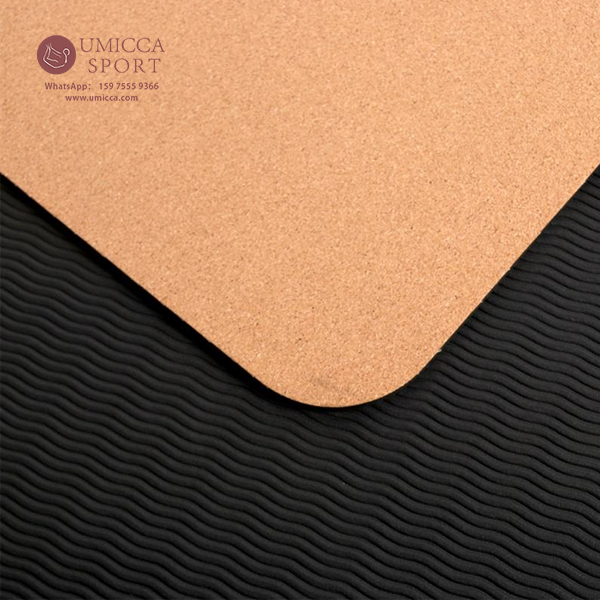 Wholesale Eco Friendly Non Slip Custom Rubber Cork Yoga Mat
