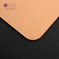 Wholesale Eco Friendly Non Slip Custom Rubber Cork Yoga Mat