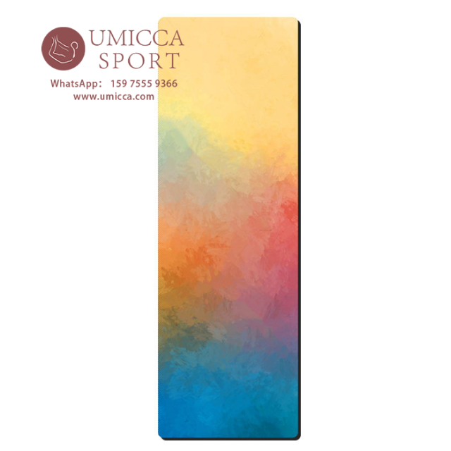 u Rubber Slip-Resistant Printed Beautiful Design Yoga Mat